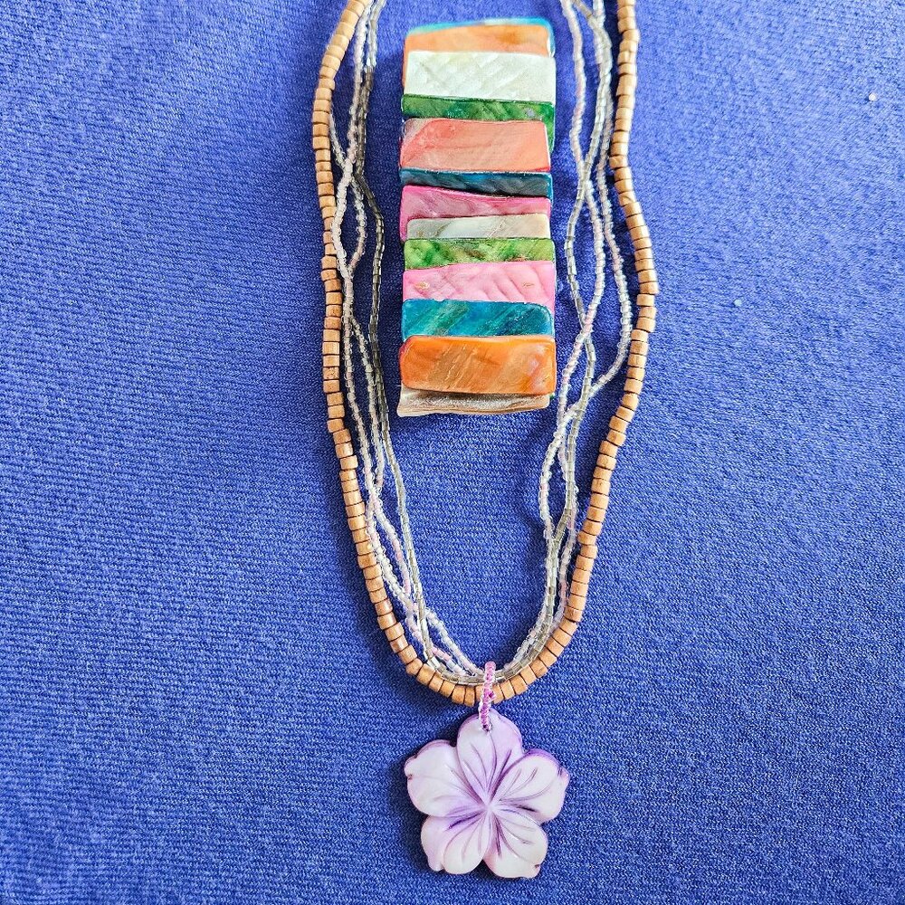 Shell Necklace & Bracelet Set - Picture 12 of 12